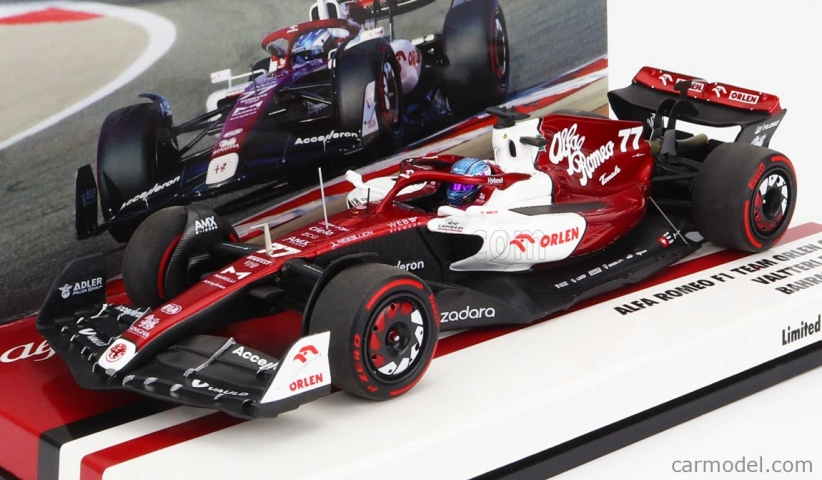 Minichamps Alfa romeo F1 C42 Team Orlen Racing N 77 1:43, bíločervená