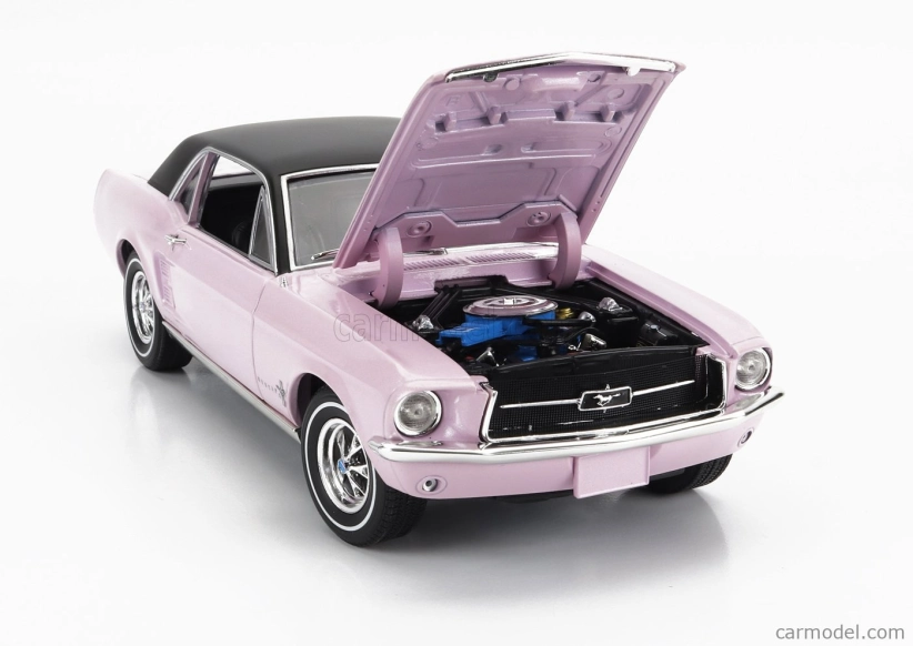 Greenlight Ford usa Mustang Coupe 1968 - The She Country Mustang 1:18 Ružová čierna