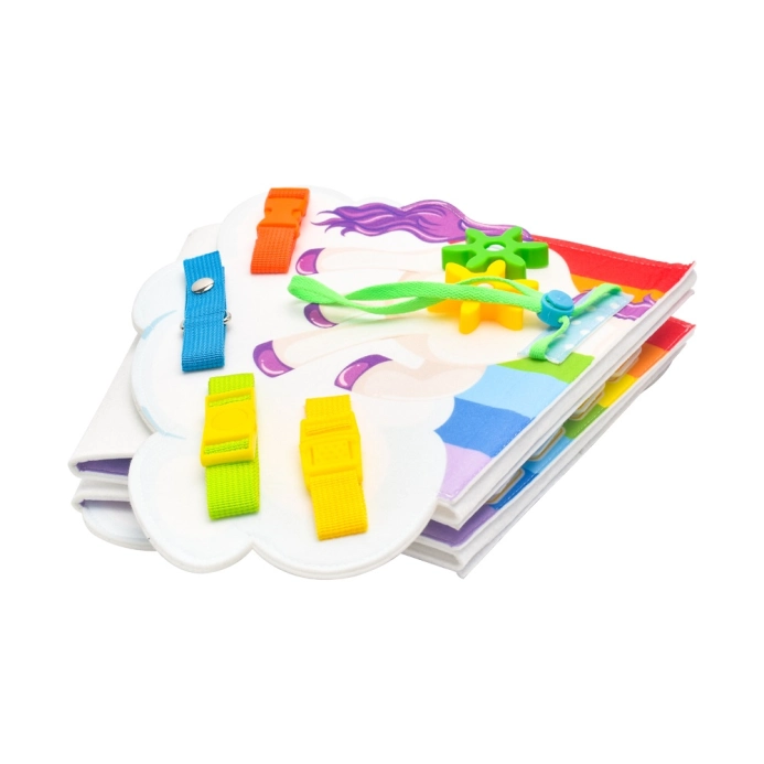 2Kids Toys Soft activity board Dúha s oblakmi