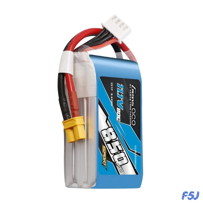 Gens ace akumulátor LiPo 850mAh 3S 11.1V 80C XT30 Plug | RCprofi.cz