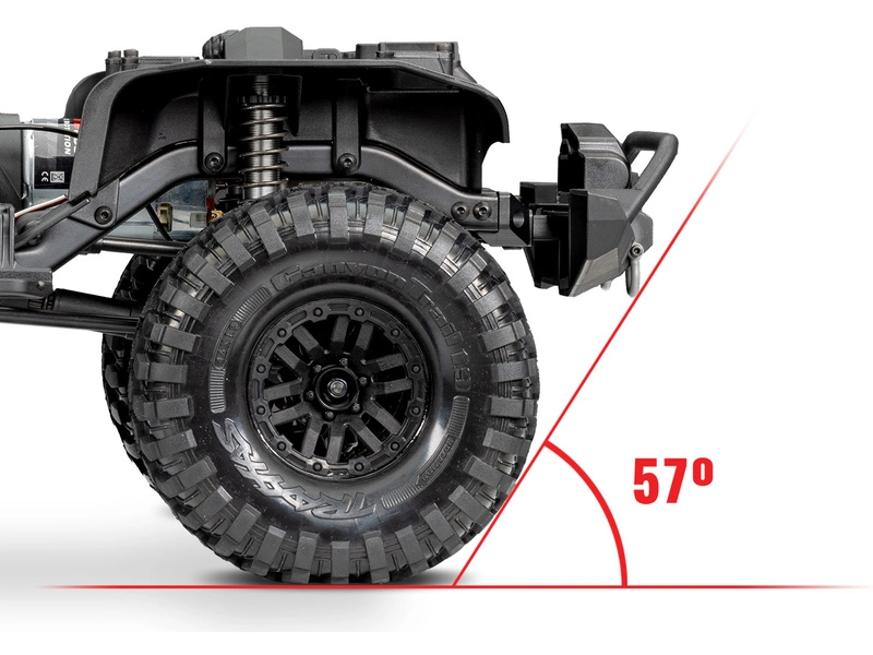 RC auto Traxxas TRX-4 Land Rover Defender 1:10 RTR, stříbrná
