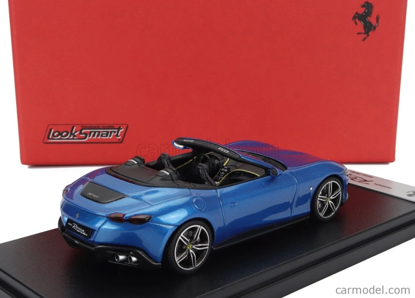 Looksmart Ferrari Roma Spider Open 2020 1:43 Blu Corsa - Modrá Met