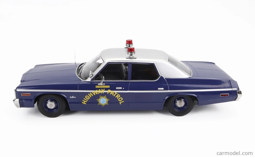 Dodge Monaco Nevada Highway Patrol 1974 v mierke 1:18 modrá biela