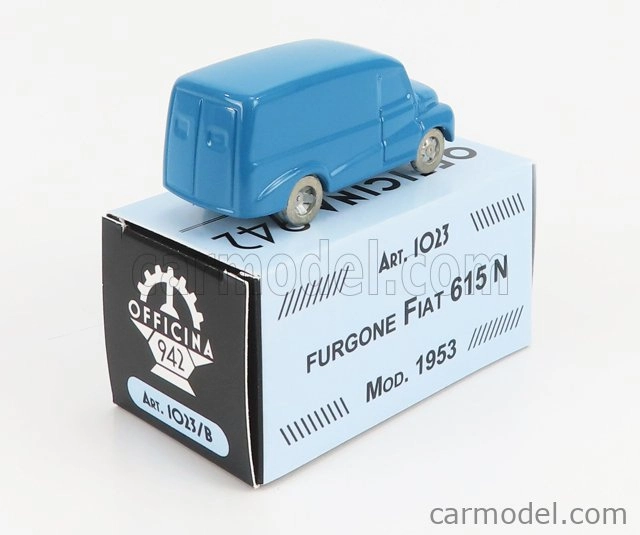 Officina-942 Fiat 615 Furgone - Dodávka - 1953 1:76 Modrá