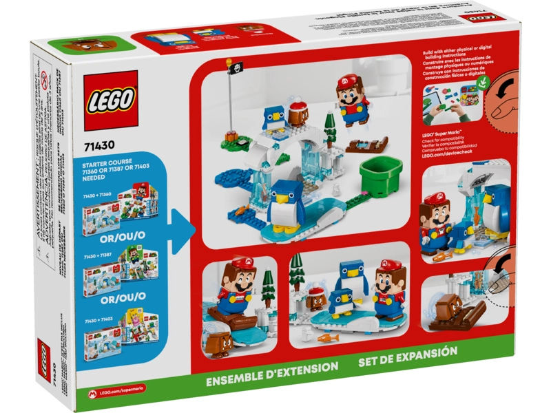 LEGO Super Mario - Sněhové dobrodružství s rodinou penguin – rozšiřující set