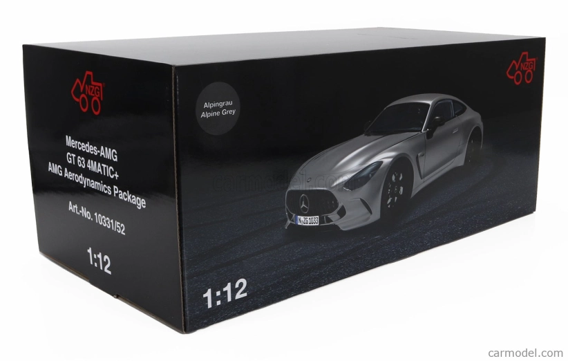 Nzg Mercedes benz Amg Gt63 V8 Biturbo (c192) 4-matic 2024 1:12 Alpin Grey