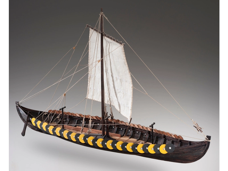 Dušek vikingská loď Gokstad 1:35 kit