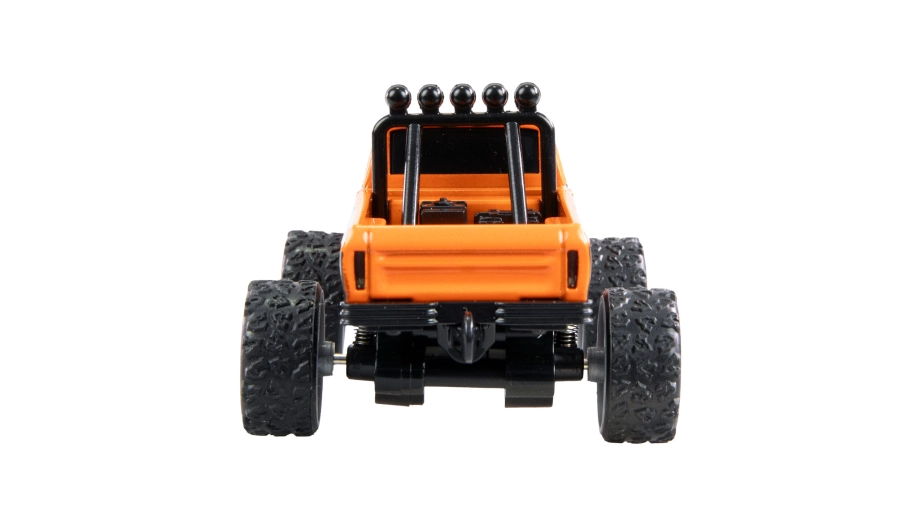 RC Monster Truck kovový 1:64 RTR LED Tempomat 2,4GHz oranžový