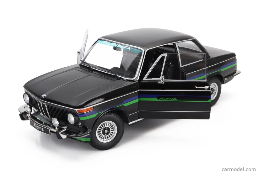 Kk-scale BMW 2002 Alpina 2-series 1974 1:12 čierna