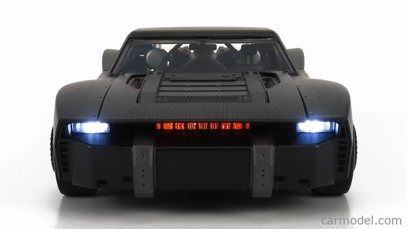 Jada Batman Batmobile With Figure 2022 - The Batman Movie 1:18 Matt Black