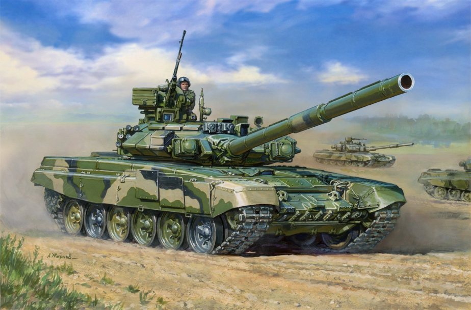 Zvezda ruský tank T-90 MBT (1:35)