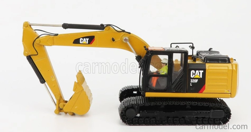 Dm-models Caterpillar Cat320f L Escavatore Cingolato - traktor hydraulické rýpadlo 1:50 žltá čierna