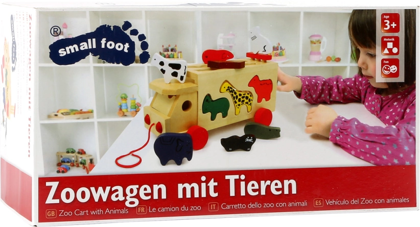 malý nožný kamión so zvieratkami Zoo - poškodený obal