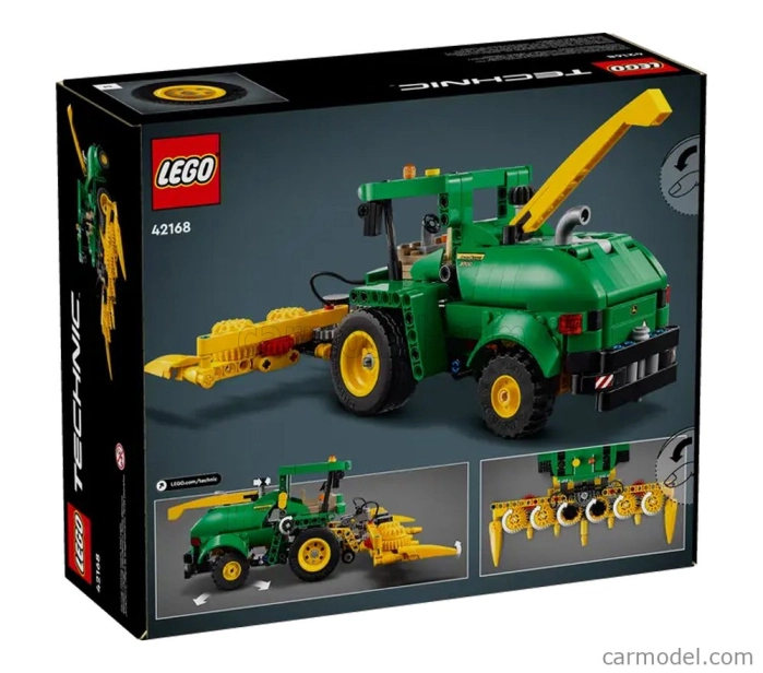 Lego John deere Lego Technic - Mietitrebbia 9700 Forage Harvester 2018 - 559 dielikov Zeleno-žltá