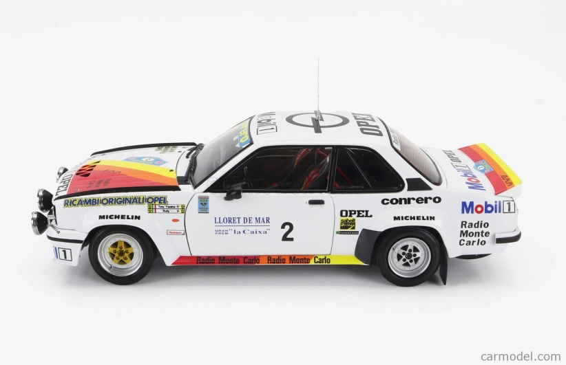 Sun-star Opel Ascona 400 Rally (night Version) N 2 Winner Rally Costa Brava 1982 Tony Fassina - Rudy 1:18 Bílá Červená Oranžová