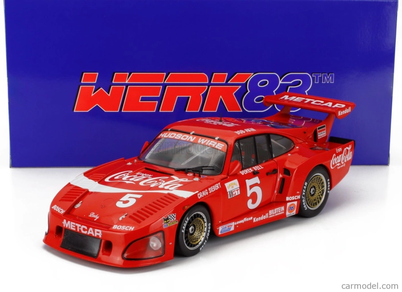 Werk83 Porsche 935 K3 Team Bob Akin Motor Racing Coca-cola N 5 2nd 24h Daytona 1981 Bob Akin - Craig Siebert - Derek Bell 1:18 Red