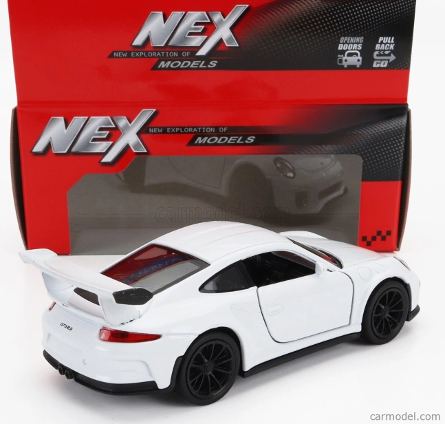 Welly Porsche 911 991 Gt3 Rs Coupe 2014 1:34 Bílá