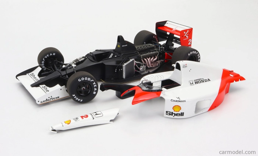 Autoart Mclaren F1 Mp4/6 Honda N 2 Japan Gp 1991 Gerard Berger 1:18 Biela červená
