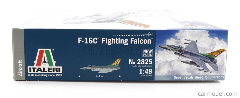 Italeri Lockheed martin F-16c Fighting Falcon Caccia Airplane 1978 1:48 /