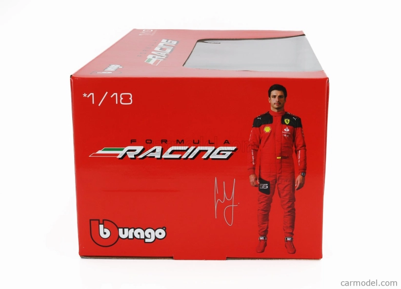 Bburago Ferrari F1  Sf-23 Team Scuderia Ferrari N 55 Las Vegas Usa Gp 2023 Carlos Sainz 1:18 Červená Bílá Černá