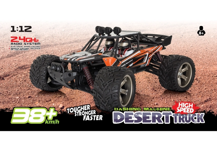 RC auto DT-12 NEO elektro Offroad písečná BUGGY, oranžová