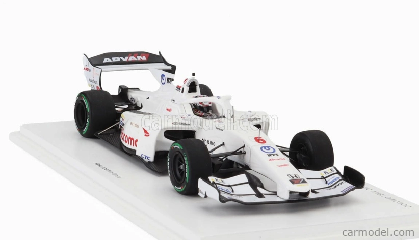Spark-model Dallara Sf23 Hr-417-e M-tec Team Dandelion Racing N 6 Super Formula Season 2024 Kukunoshin Ohta 1:43 White