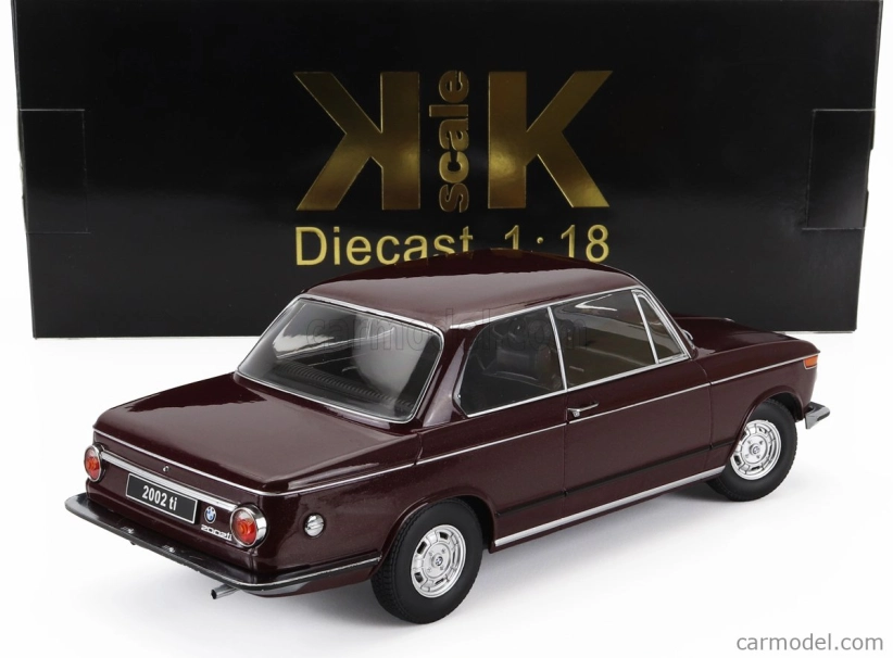 BMW L2002 Tii radu 1 1971 v mierke 1:18 Bordeaux