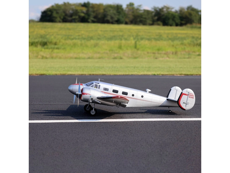 RC letadlo E-flite Beechcraft D18 1.5m BNF Basic