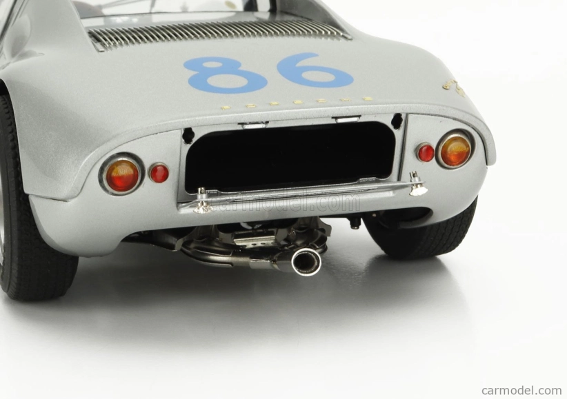 Cmc Porsche 904 Carrera Gts Ch.904-005 N 86 Winner Targa Florio 1964 Colin Davis - Antonio Pucci 1:18 Silver