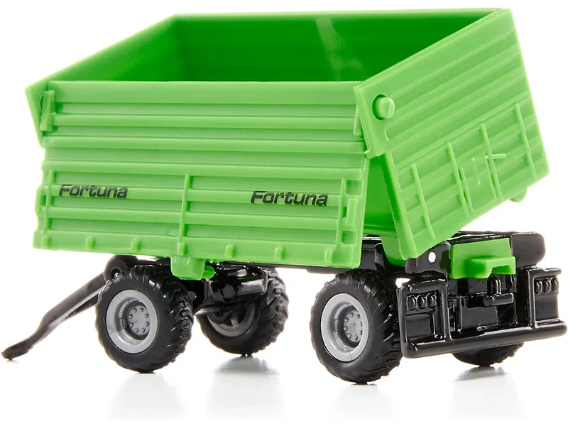 SIKU Blister - Traktor DEUTZ-FAHR s vlečkou Fortuna