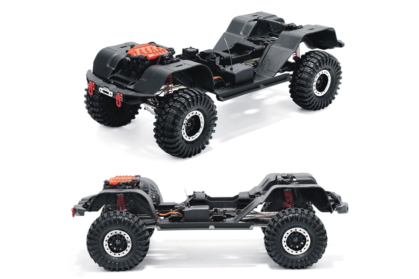RC auto PATHFINDER 1/10 sada 2,4GHz, červená