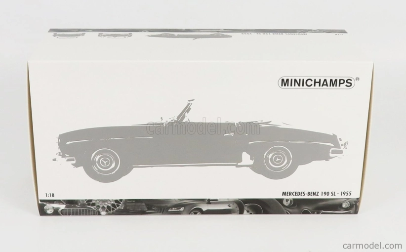 Minichamps Mercedes benz Sl-class 190sl (w121) Spider 1955 1:18 Red