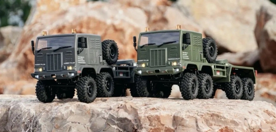 Mini Crawler Hobby Plus / Absima CR-18P 8x8 Terranaut 1:18 RTR - zelený