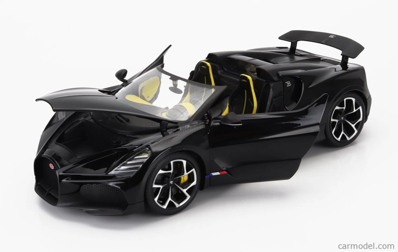 Bburago Bugatti W16 Mistral 2023 1:18 Black
