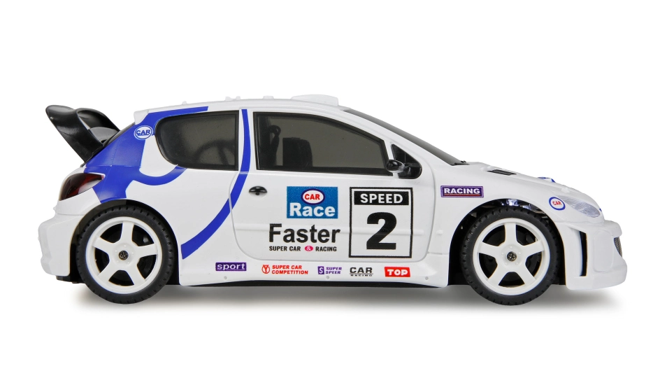 Driftovacie RC auto PR28 Peugeot 206 s gyroskopom 4x4 1:28 RTR