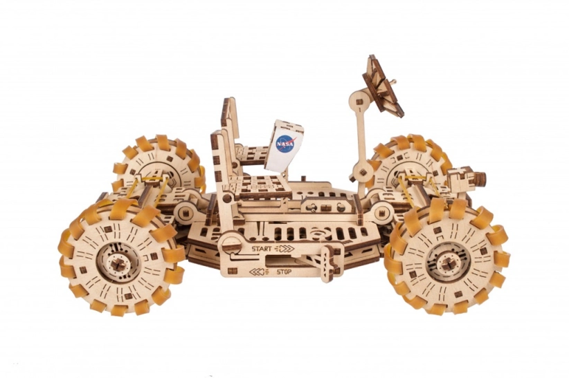 Ugears 3D dřevěné mechanické puzzle NASA, Lunární vozítko