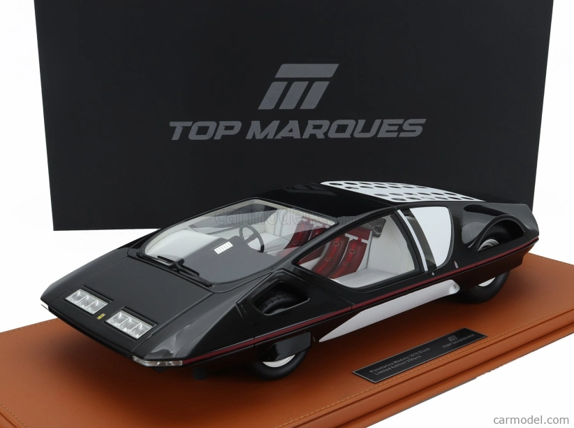 Topmarques Ferrari 512s Modulo Pininfarina Geneve Motor Show 1970 1:12 čierna