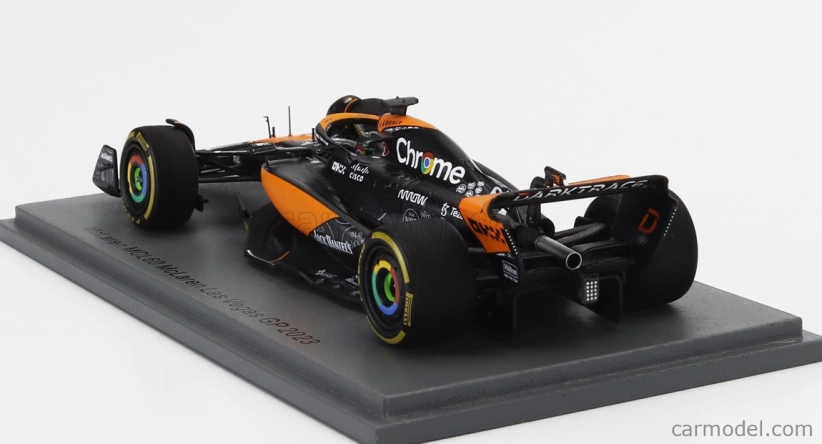 Spark-model Mclaren F1 Mcl60 Team Mclaren N 81 Las Vegas Gp 2023 Oscar Piastri 1:43 Orange Blue Black