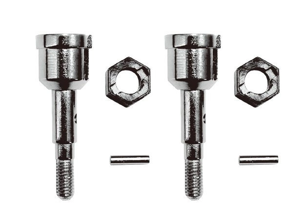 AB18301-17 - Metal Wheel Shaft Ana Pins Hex (2PCS)