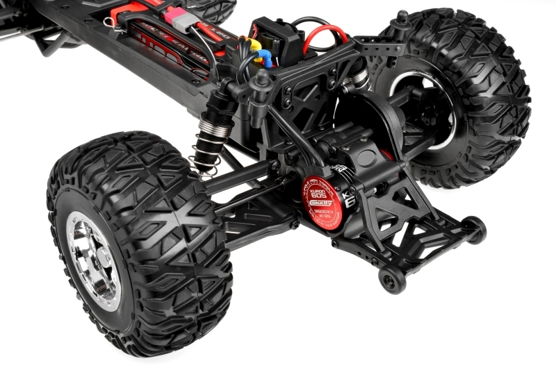 MOXOO XP - 1/10 Monster Truck 2WD - RTR - střídavý motor + 50C 5400mAh Lipo + nabíječ