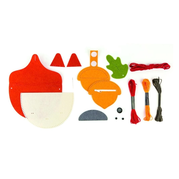 Petitcollage Ušij si kabelku liška -  lehce promáčknutá krabička