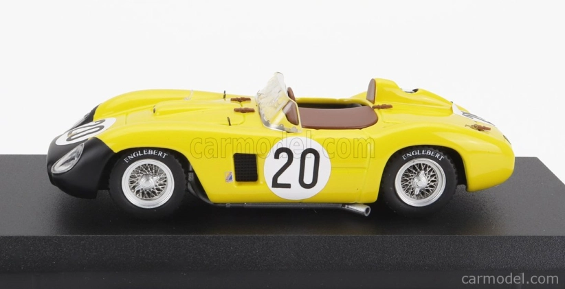 Art-model Ferrari 500tr Spider Team Equipe Natione Belge N 20 1:43, žlutá