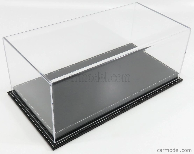 Atlantic Vetrina display box Molhouse Base In Pelle Nera - Leather Base Black - Lungh.lenght Cm 32.5 X Largh.width Cm 16.5 X Alt.height Cm 12.5 (altezza Interna 10.6 Cm ) 1:18 Plastový Displej