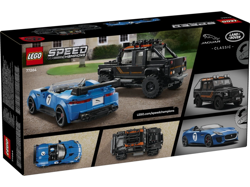 LEGO Speed Champions - Jaguar Project 7 a Land Rover Defender