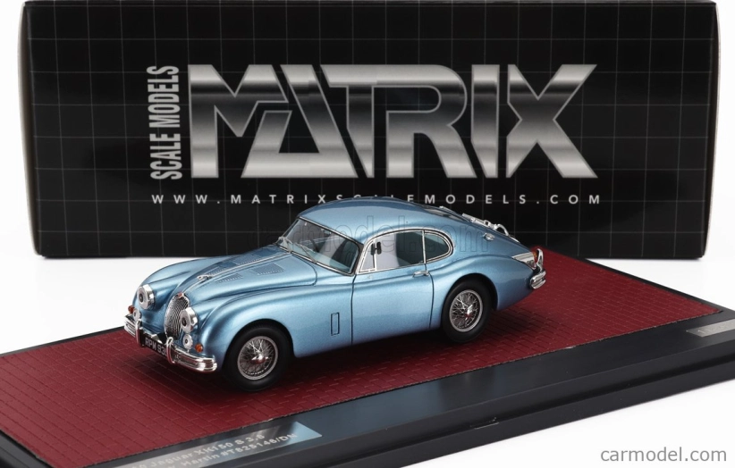 Matrix scale models Jaguar Xk150 S 3.8l Fastback By Hartin 1960 1:43 Světle Modrá