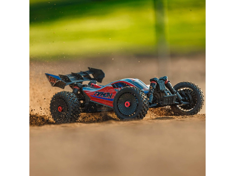 RC auto Arrma Typhon Mega 665 1:8 4WD RTR, červená