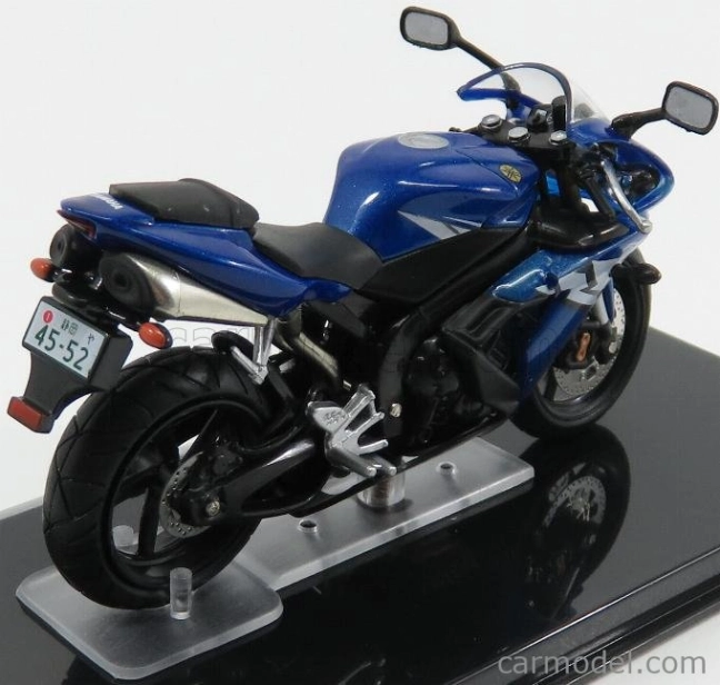 Edicola Yamaha Yzf-r1 - poškodenie Zobrazovací box 1:24 Blue Met