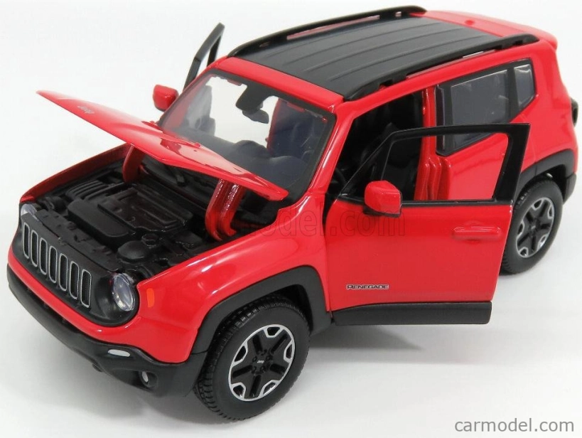 Maisto Jeep Renegade 2017 1:24 červená čierna