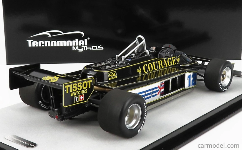 Tecnomodel Lotus F1  87 N 12 British Gp 1981 N.mansell 1:18 Black