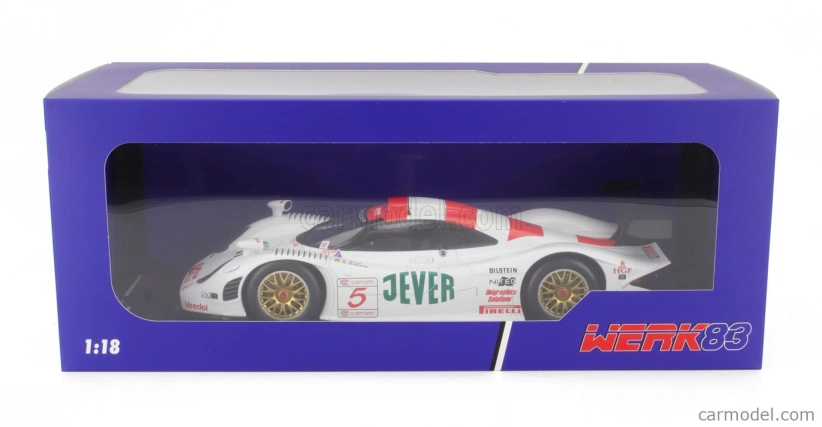 Werk83 Porsche 911 Gt1-98 3.2l Turbo Team Zakspeed Racing N 5 4th Fia Gt Championship Oschersleben 1998 Alexander Grau - Andreas Sheld 1:18 Bílá Červená Zelená